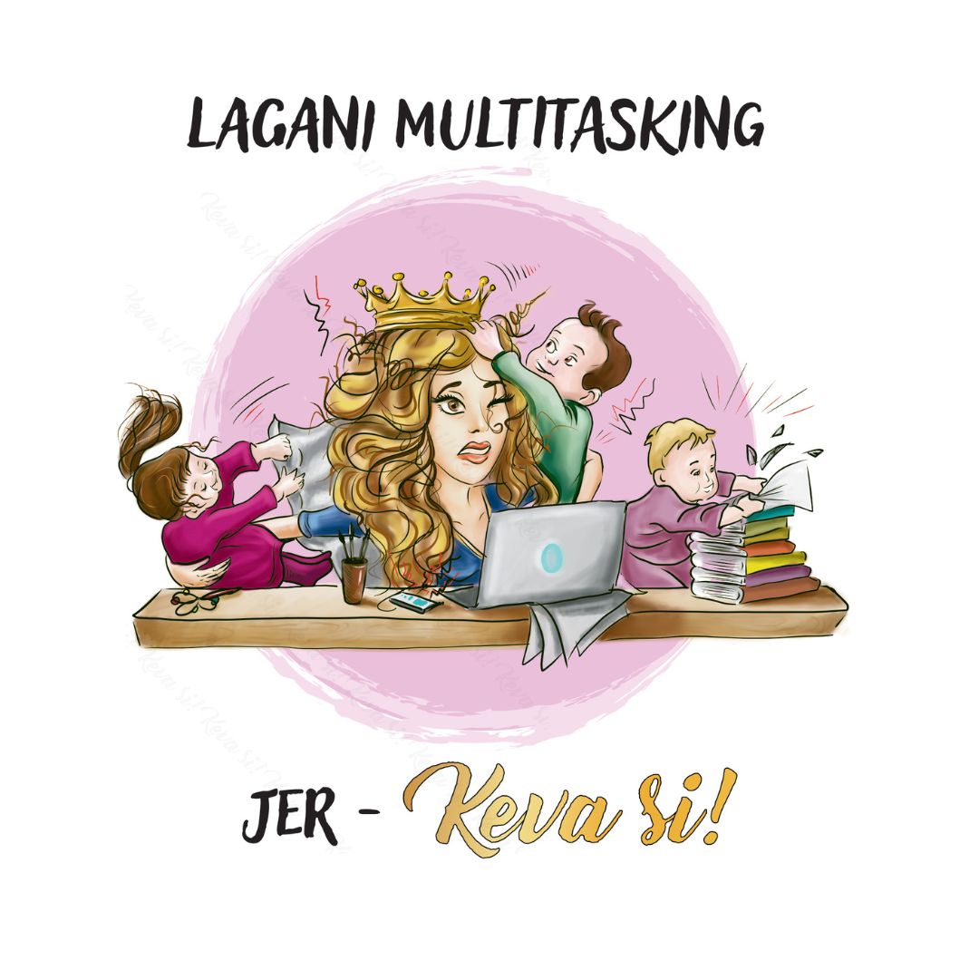 multitasking 3 dece devojčice