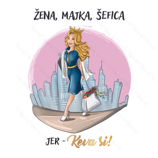 Dukserica "Žena, majka, šefica" - Image 7