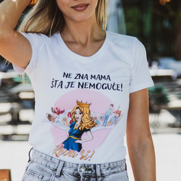 Ne zna mama šta je nemoguće - majica - Image 3